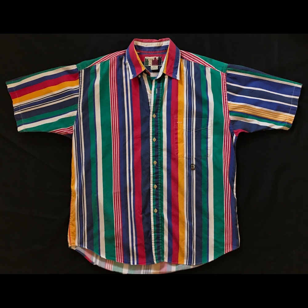 RARE Vintage 90’s short sleeve button down